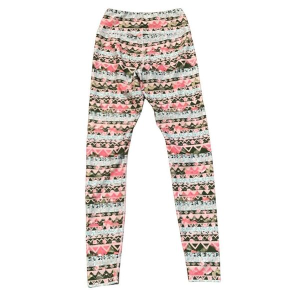 Pure Barre Geometric Full Length Athletic Leggings Multicolor Small - Picture 4 of 11